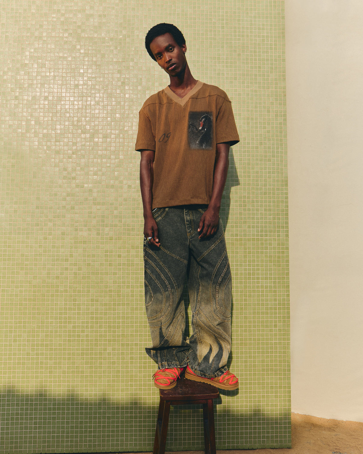 LaSol - Flame Denim Pants - Ash