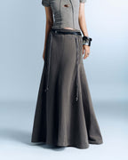 Ribbed Skirt - Grey