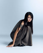Ribbed Skirt - Grey
