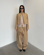 Asymetrical Pant - Khaki
