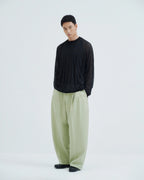 Cacoon Pleated Shirt - Black