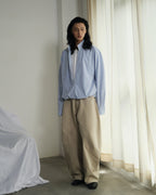 Linear Drape Shirt - Blue