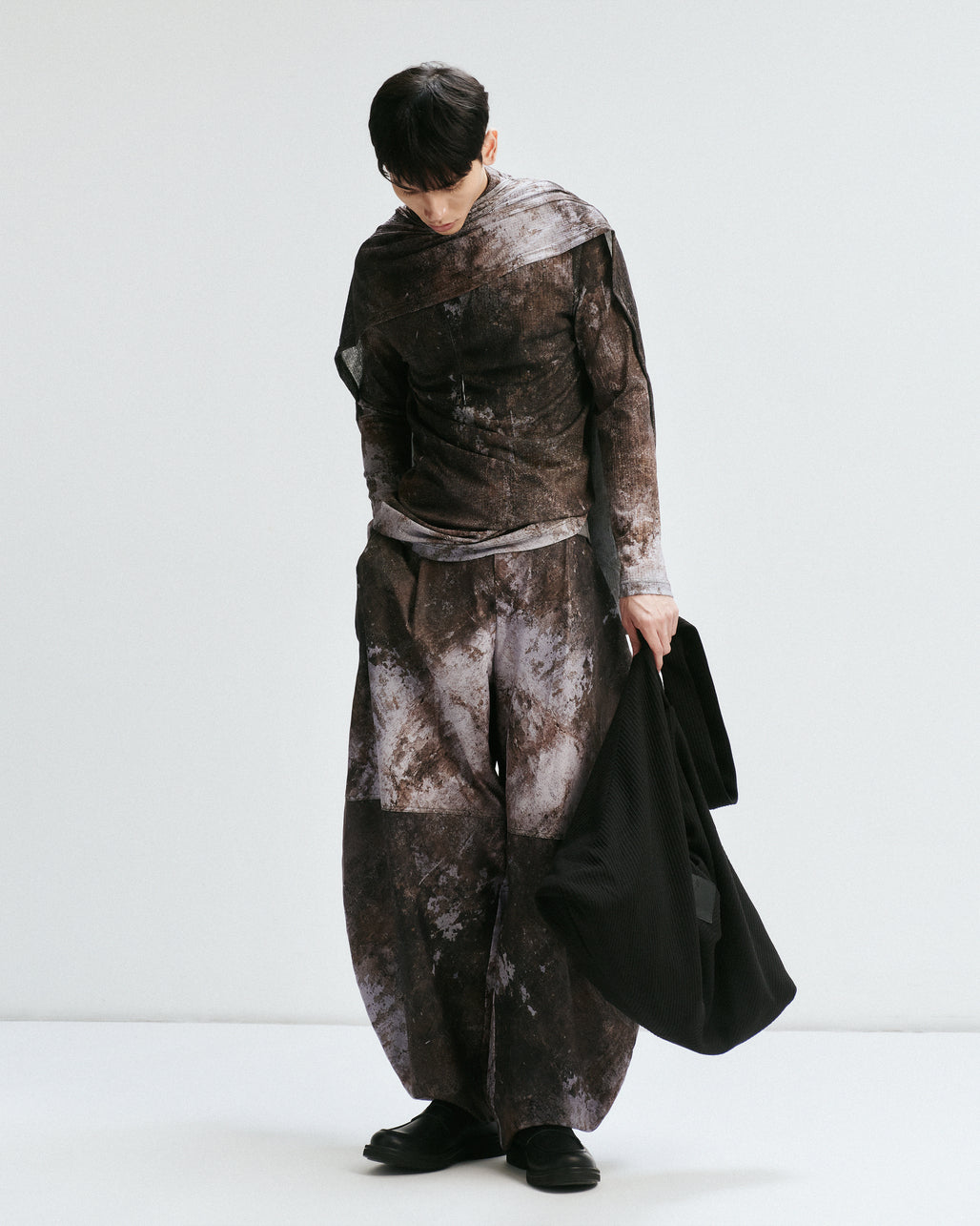Digi Camo Balloon Pants - Brown