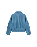 Leather Jacket - Blue