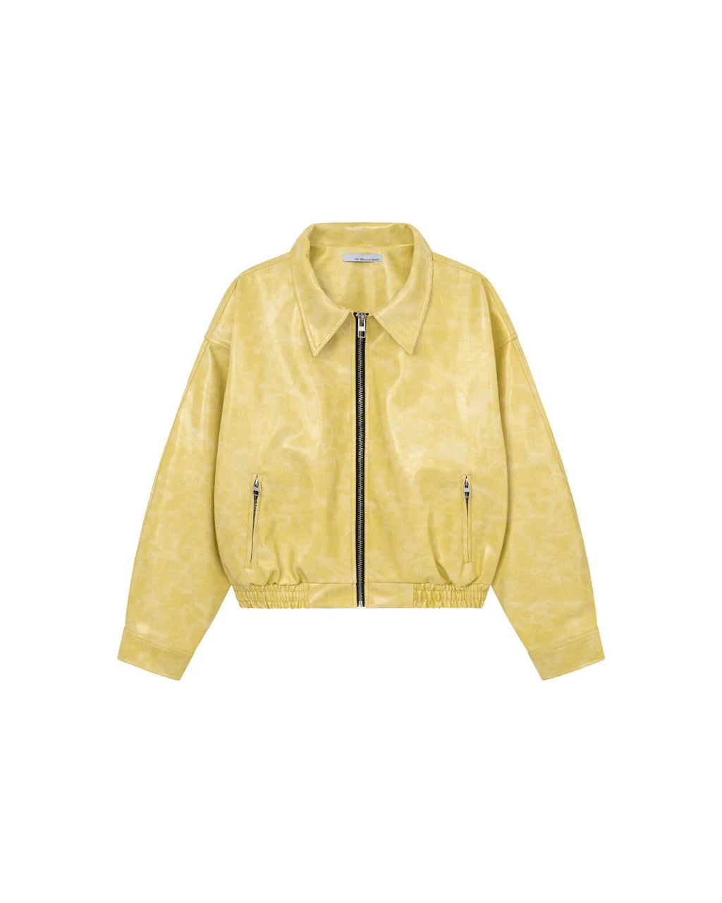 Leather Jacket - Yellow