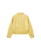 Leather Jacket - Yellow