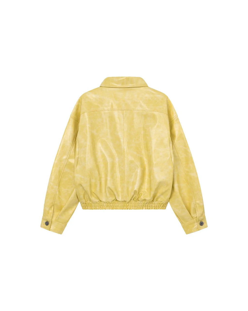 Leather Jacket - Yellow