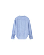 Linear Drape Shirt - Blue