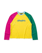 After Party Star Letter Raglan - Yellow