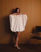 Balloon Dress - White
