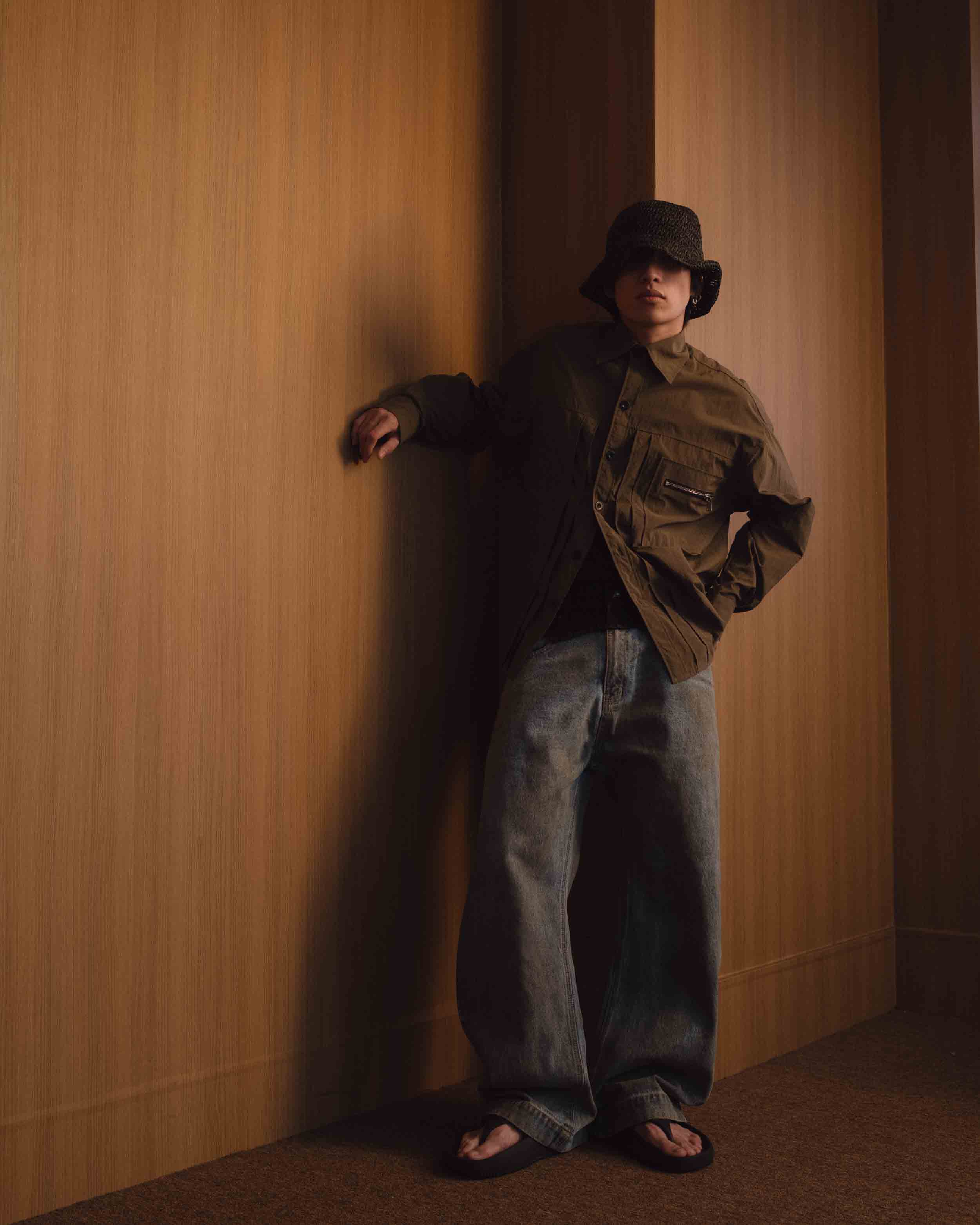 Dual-Waist Jeans - Denim