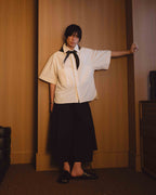 Patch Pockets Shirt - Cream