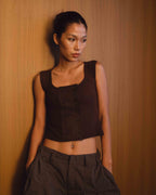 Structured Rib Artifact - Brown