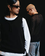 Cacoon Pleated Shirt - Black