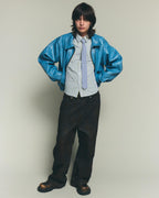 Leather Jacket - Blue