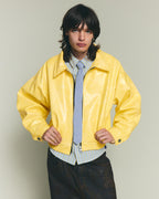 Leather Jacket - Yellow