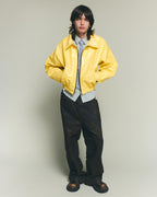 Leather Jacket - Yellow