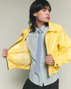 Leather Jacket - Yellow