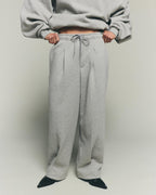 Pleated Track Pants - Cement