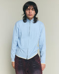 Apres Knit Zip Up Sweater - Baby Blue