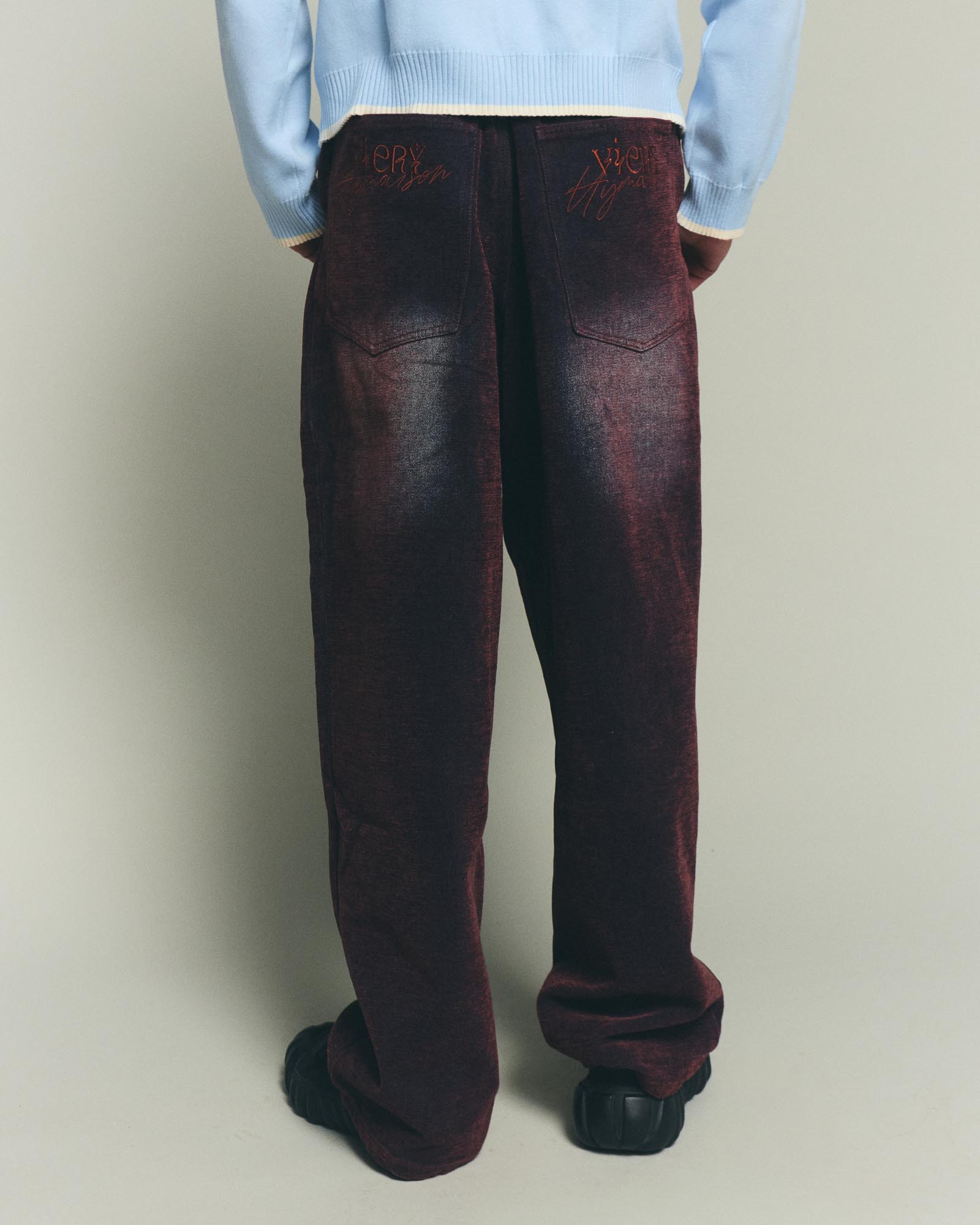 Binary Fade Denims -  Merlot