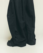 Pleated Wide Pants - Black