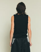 3D Lasso Tank Top - Black