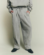 Pleated Track Pants - Cement