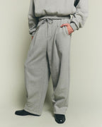 Pleated Track Pants - Cement