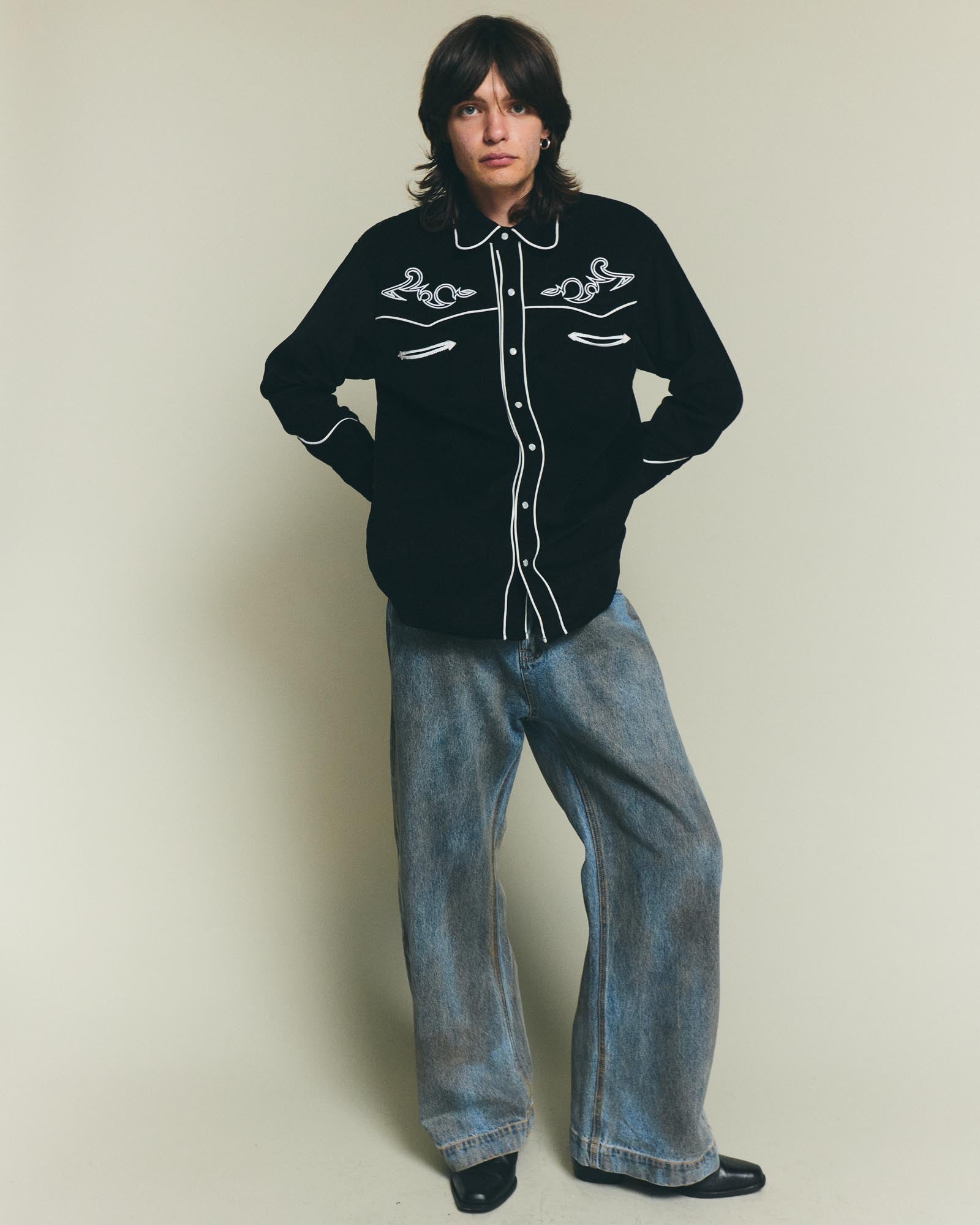 Cowboy Shirt - Black