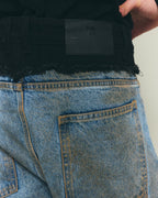 Dual-Waist Jeans - Denim