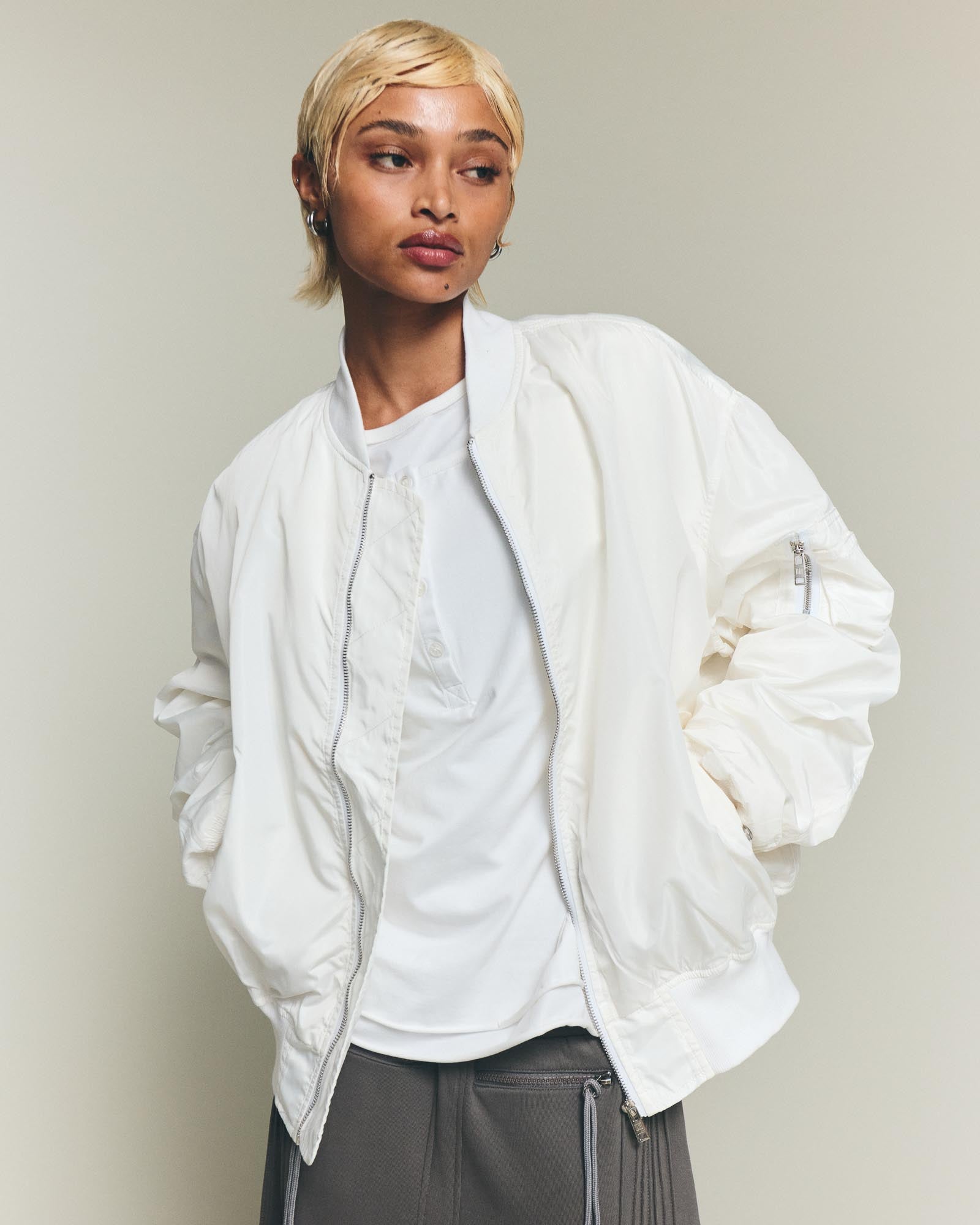 Lunar Flight Jacket - White