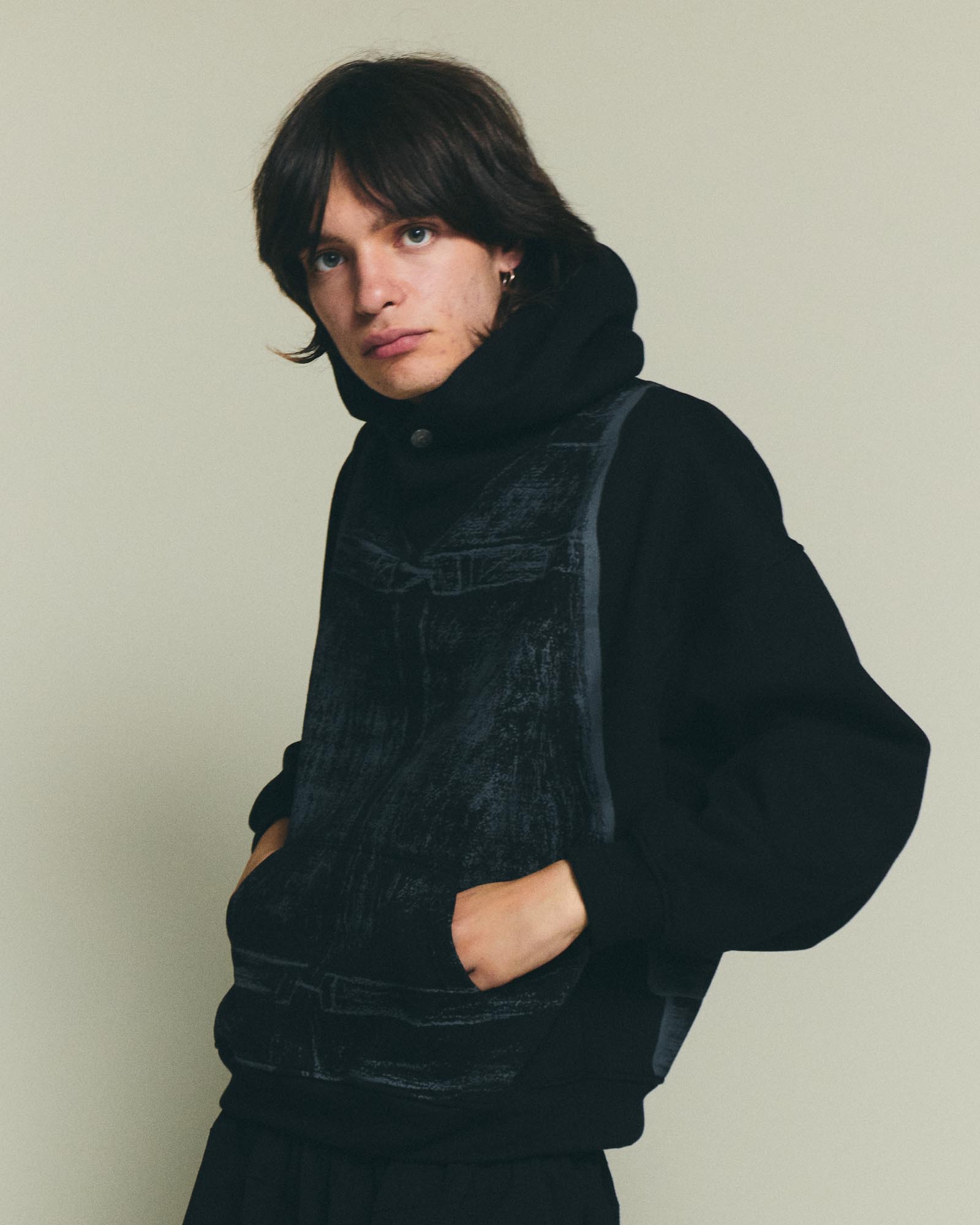 Blueprint Hoodie - Black