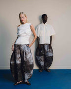 Digi Camo Balloon Pants - Brown