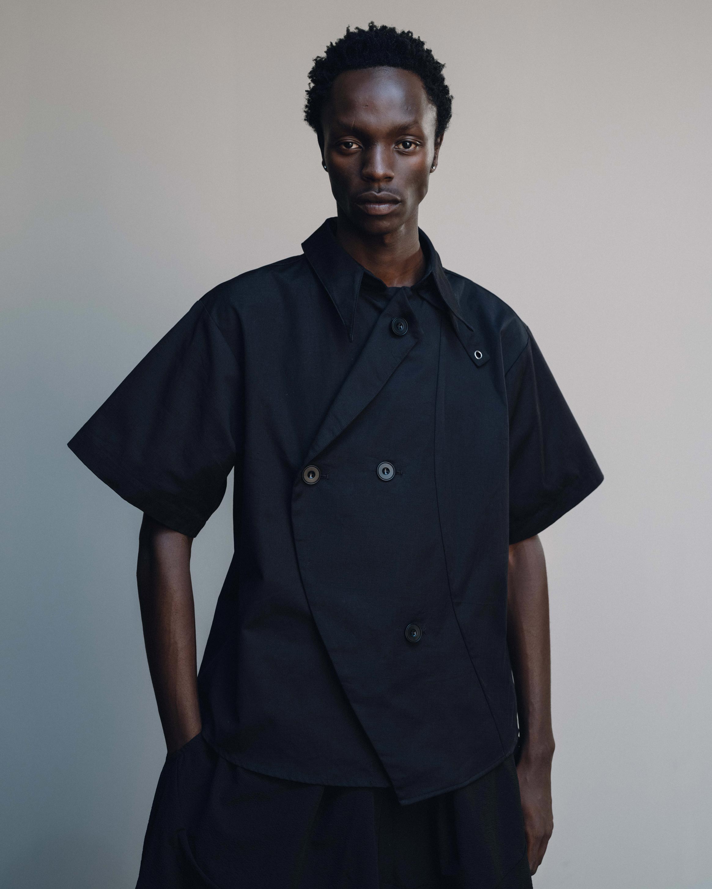 Structured Shirt - Black