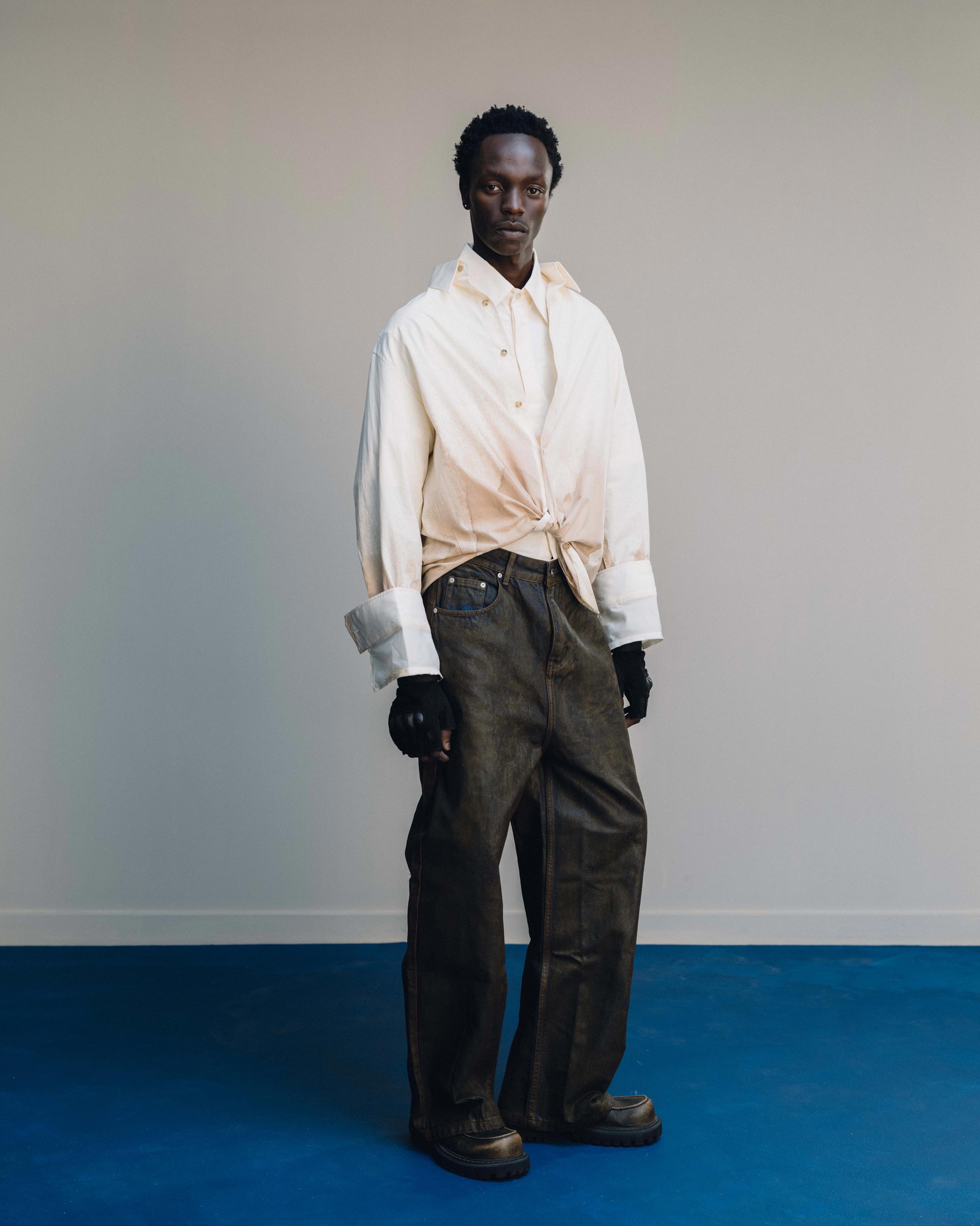 Coffee Stain Shirt - Cream