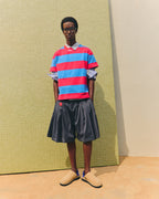 Lasol Striped T shirt - Red and blue
