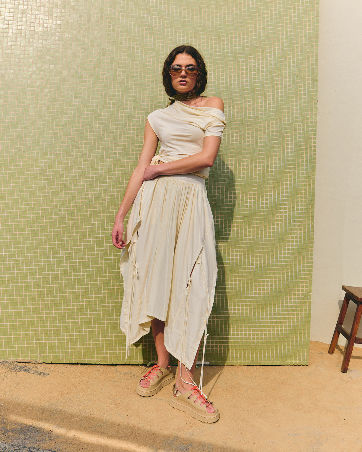 Twyla Skirt  - Ivory