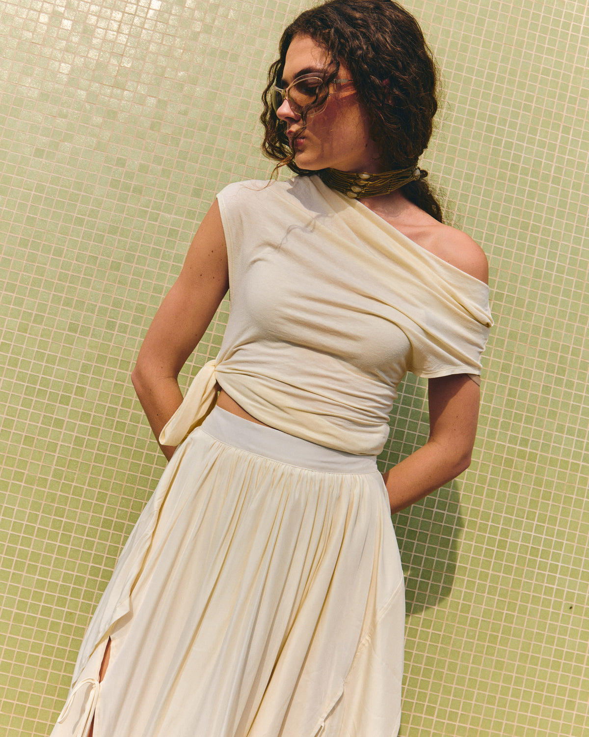 Twyla Skirt  - Ivory
