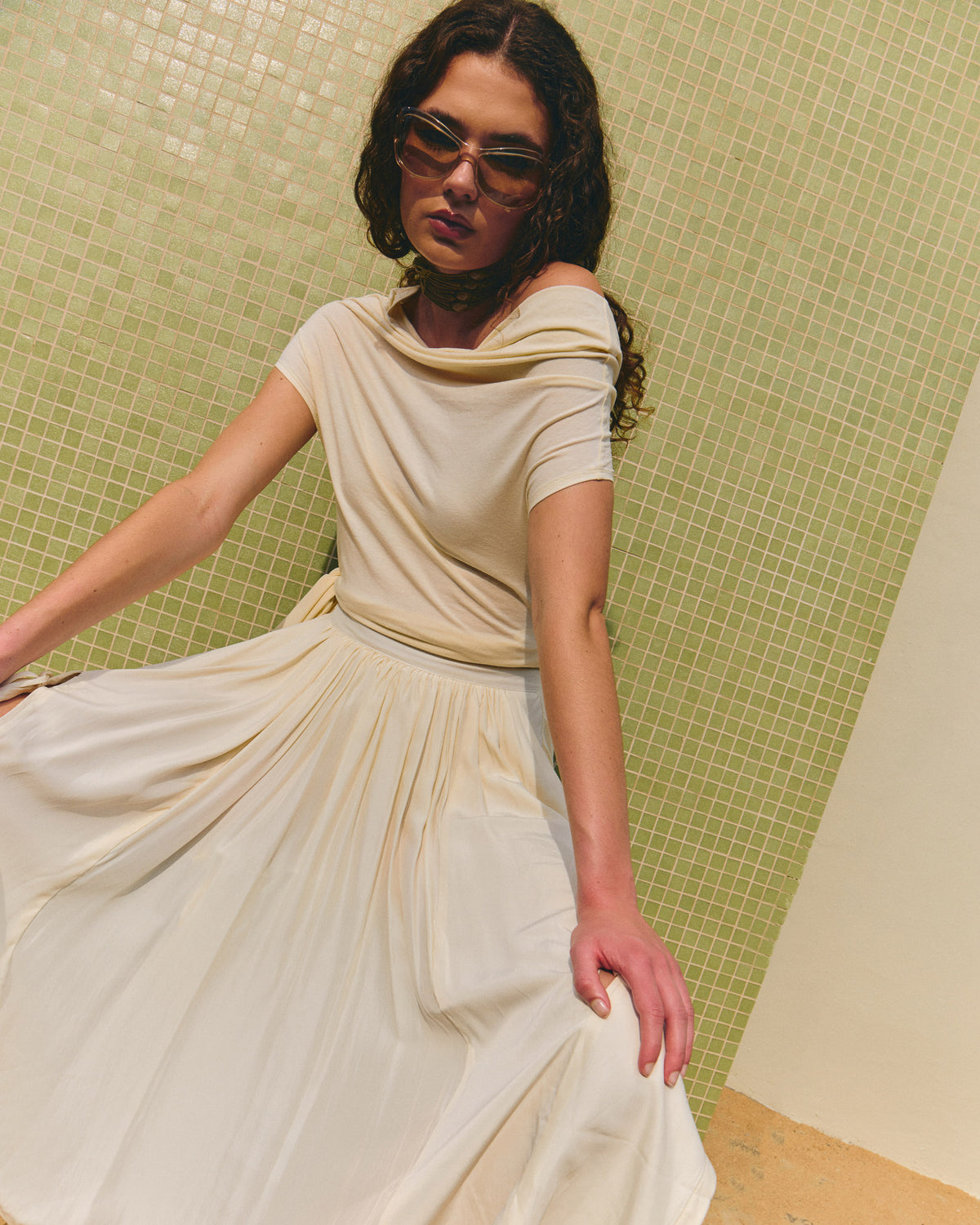 Twyla Skirt  - Ivory