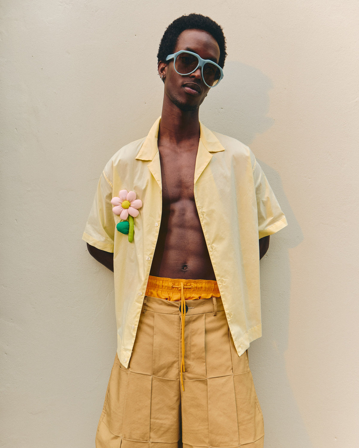 Victim Of The Prime Florist Shirt - Butter Yellow