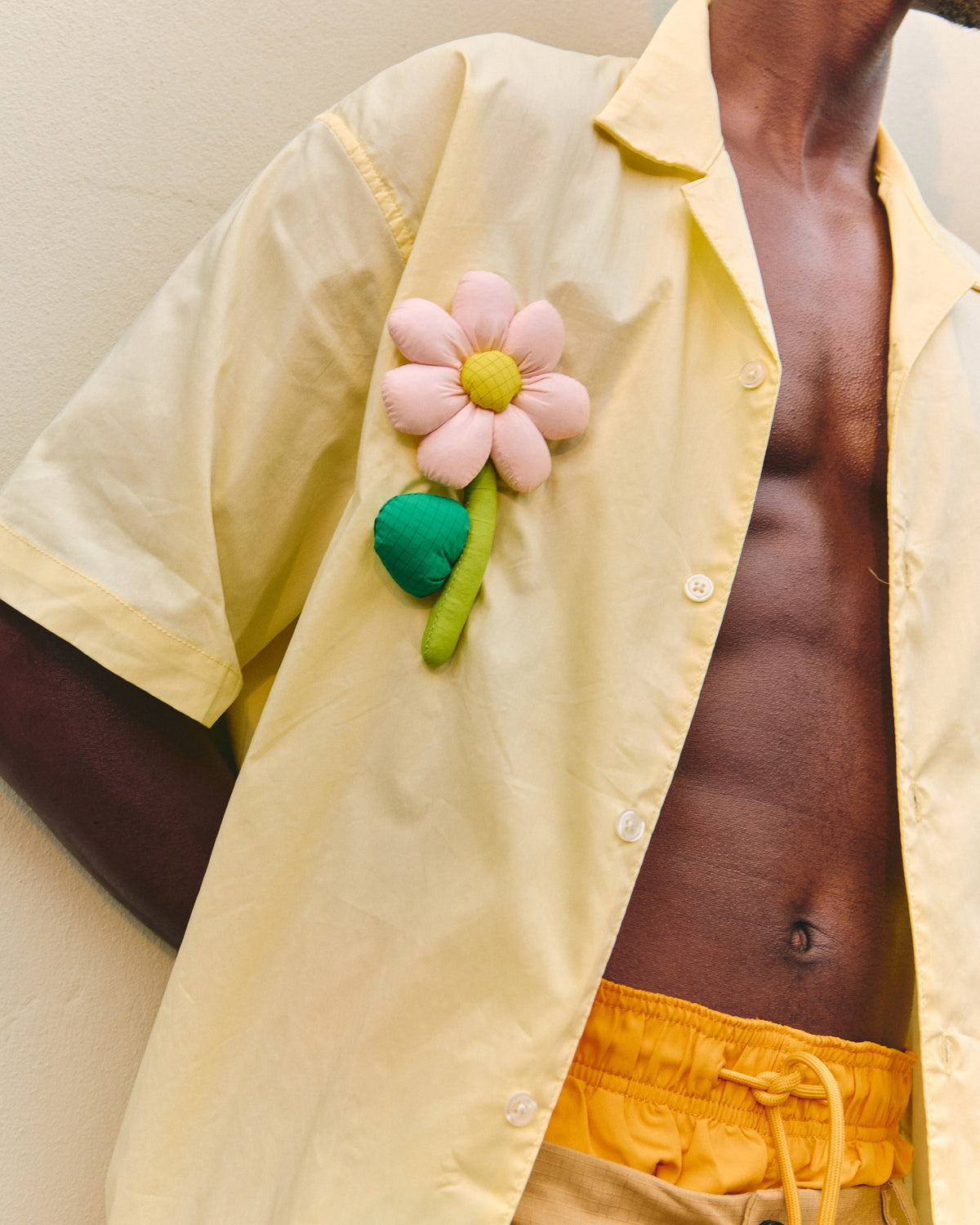Victim Of The Prime Florist Shirt - Butter Yellow