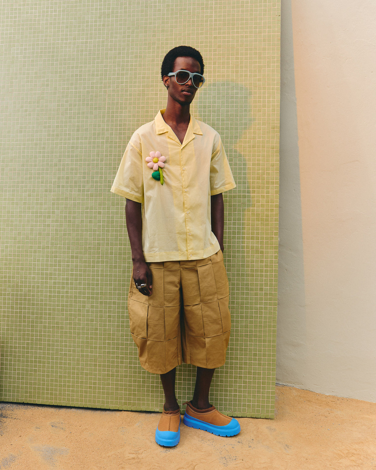 Trellis Shorts - Ochre