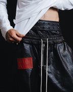 Rich Double Waisted Pants - Black