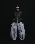 Pleated Wide Leg - Stone