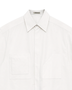 Patch Pockets Shirt - White