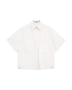 Patch Pockets Shirt - White