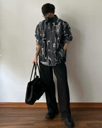 Shredded Shirt - Black