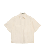Patch Pockets Shirt - Cream