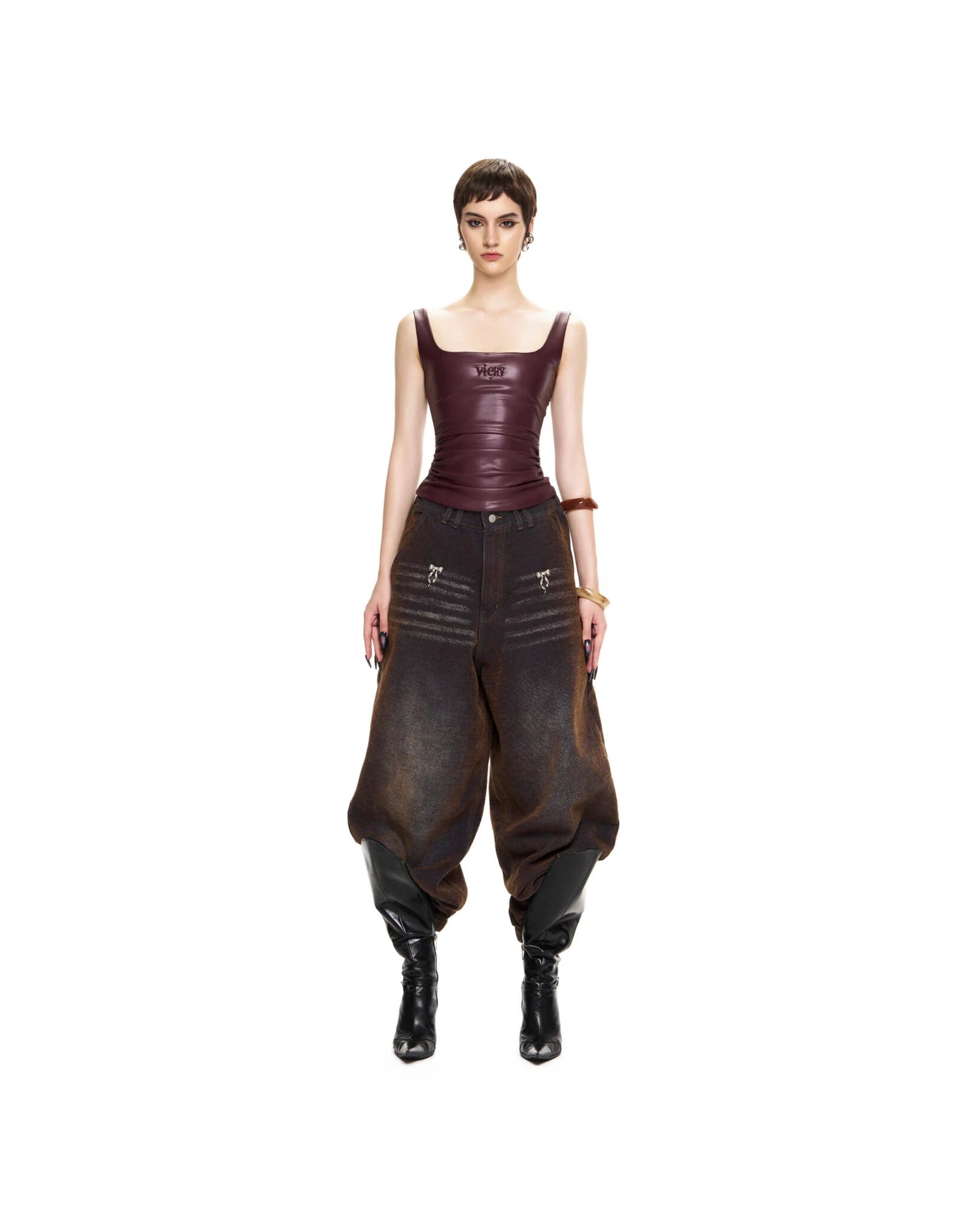 Binary Fade Denims -  Merlot